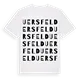 Uersfeld ordlek t-shirt