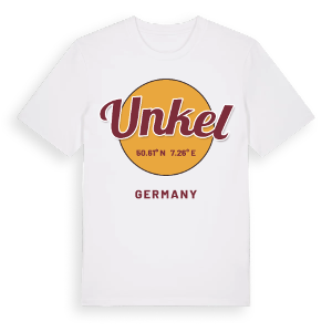 Unkel cirkel t-shirt – ekologisk bomull t-shirt från Pinshirt
