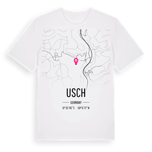 Usch karta t-shirt – ekologisk bomull t-shirt från Pinshirt