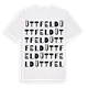 Üttfeld ordlek t-shirt