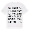 Waldhof-Falkenstein ordlek t-shirt