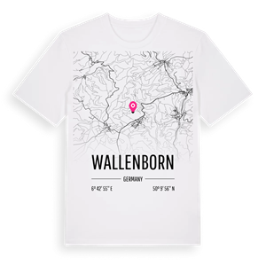 Wallenborn karta t-shirt – ekologisk bomull t-shirt från Pinshirt