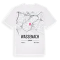 Wassenach karta t-shirt