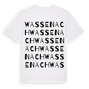 Wassenach ordlek t-shirt – ekologisk bomull t-shirt från Pinshirt