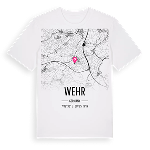 Wehr karta t-shirt – ekologisk bomull t-shirt från Pinshirt