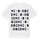 Weidingen ordlek t-shirt