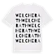 Welcherath ordlek t-shirt