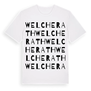 Welcherath ordlek t-shirt – ekologisk bomull t-shirt från Pinshirt