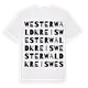 Westerwaldkreis ordlek t-shirt