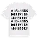 Wißmannsdorf ordlek t-shirt