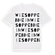 Wiesoppenheim ordlek t-shirt