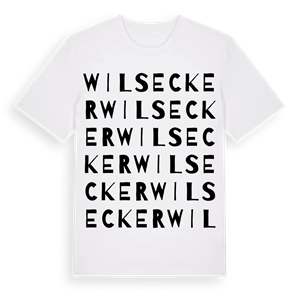Wilsecker ordlek t-shirt – ekologisk bomull t-shirt från Pinshirt