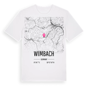 Wimbach karta t-shirt – ekologisk bomull t-shirt från Pinshirt
