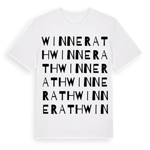 Winnerath ordlek t-shirt – ekologisk bomull t-shirt från Pinshirt