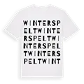 Winterspelt ordlek t-shirt