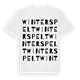 Winterspelt ordlek t-shirt