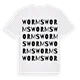 Worms ordlek t-shirt