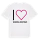 Jag älskar Worms-Zentrum t-shirt stort tryck