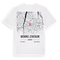 Worms-Zentrum karta t-shirt