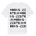 Worms-Zentrum ordlek t-shirt