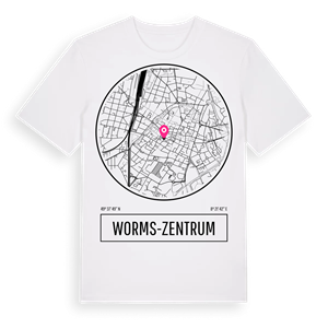 Worms-Zentrum t-shirt – ekologisk bomull t-shirt från Pinshirt