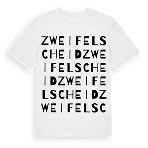 Zweifelscheid ordlek t-shirt – ekologisk bomull t-shirt från Pinshirt