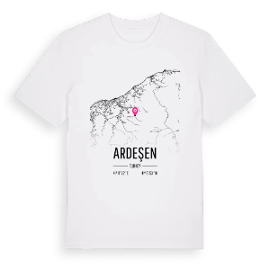 Ardeşen karta t-shirt – ekologisk bomull t-shirt från Pinshirt