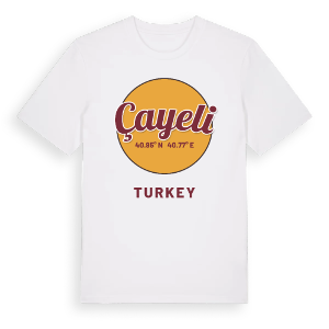 Çayeli cirkel t-shirt – ekologisk bomull t-shirt från Pinshirt