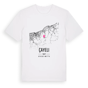 Çayeli karta t-shirt – ekologisk bomull t-shirt från Pinshirt