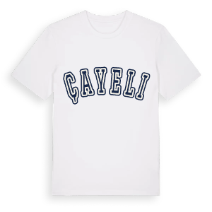 Çayeli college t-shirt – ekologisk bomull t-shirt från Pinshirt