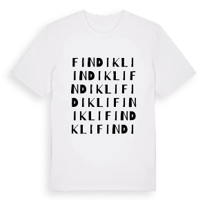 Fındıklı ordlek t-shirt – ekologisk bomull t-shirt från Pinshirt