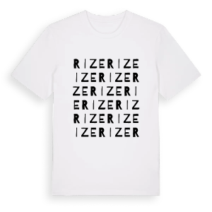 Rize ordlek t-shirt – ekologisk bomull t-shirt från Pinshirt