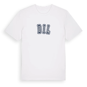 İdil college t-shirt – ekologisk bomull t-shirt från Pinshirt