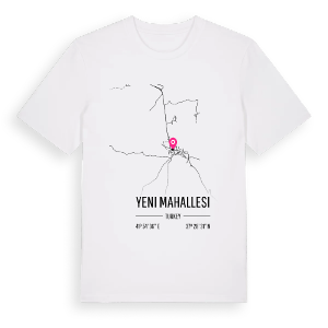 Yeni Mahallesi karta t-shirt – ekologisk bomull t-shirt från Pinshirt