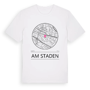Am Staden t-shirt – ekologisk bomull t-shirt från Pinshirt