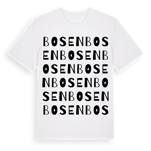 Bosen ordlek t-shirt – ekologisk bomull t-shirt från Pinshirt