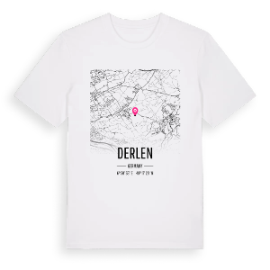 Derlen karta t-shirt – ekologisk bomull t-shirt från Pinshirt