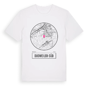 Dudweiler-Süd t-shirt – ekologisk bomull t-shirt från Pinshirt