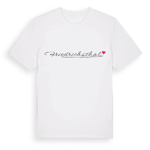 Friedrichsthal hjärta t-shirt – ekologisk bomull t-shirt från Pinshirt