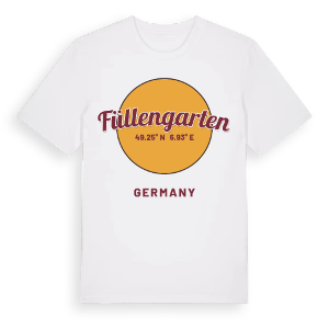 Füllengarten cirkel t-shirt – ekologisk bomull t-shirt från Pinshirt