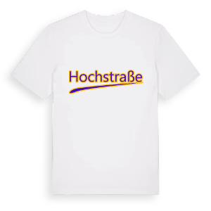 Hochstraße baseball t-shirt – ekologisk bomull t-shirt från Pinshirt