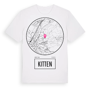 Kitten t-shirt – ekologisk bomull t-shirt från Pinshirt