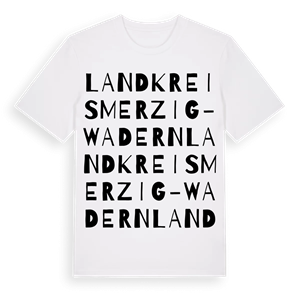 Landkreis Merzig-Wadern ordlek t-shirt – ekologisk bomull t-shirt från Pinshirt