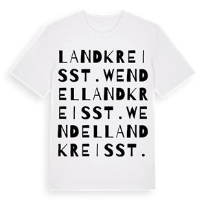 Landkreis St. Wendel ordlek t-shirt – ekologisk bomull t-shirt från Pinshirt