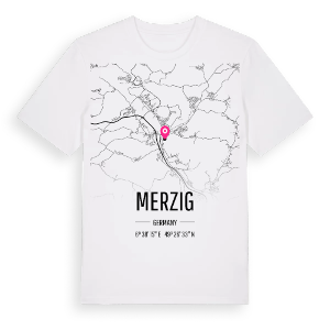Merzig karta t-shirt – ekologisk bomull t-shirt från Pinshirt
