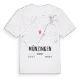 Münzingen karta t-shirt