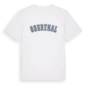 Oberthal college t-shirt – ekologisk bomull t-shirt från Pinshirt