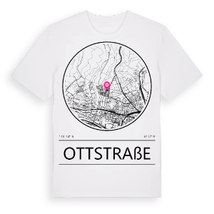 Ottstraße t-shirt – ekologisk bomull t-shirt från Pinshirt