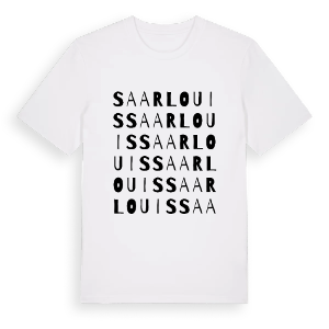 Saarlouis ordlek t-shirt – ekologisk bomull t-shirt från Pinshirt