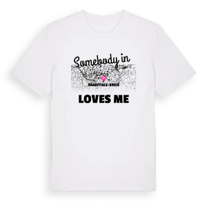 Någon i Saarpfalz-Kreis älskar mig t-shirt – ekologisk bomull t-shirt från Pinshirt